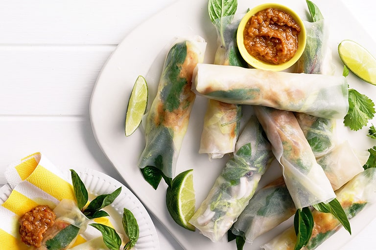 Rice paper rolls